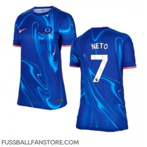 Chelsea Pedro Neto #7 Replik Heimtrikot Damen 2024-25 Kurzarm